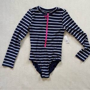 GAP Blue and White Rashguard one piece